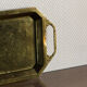 Art deco brass tray