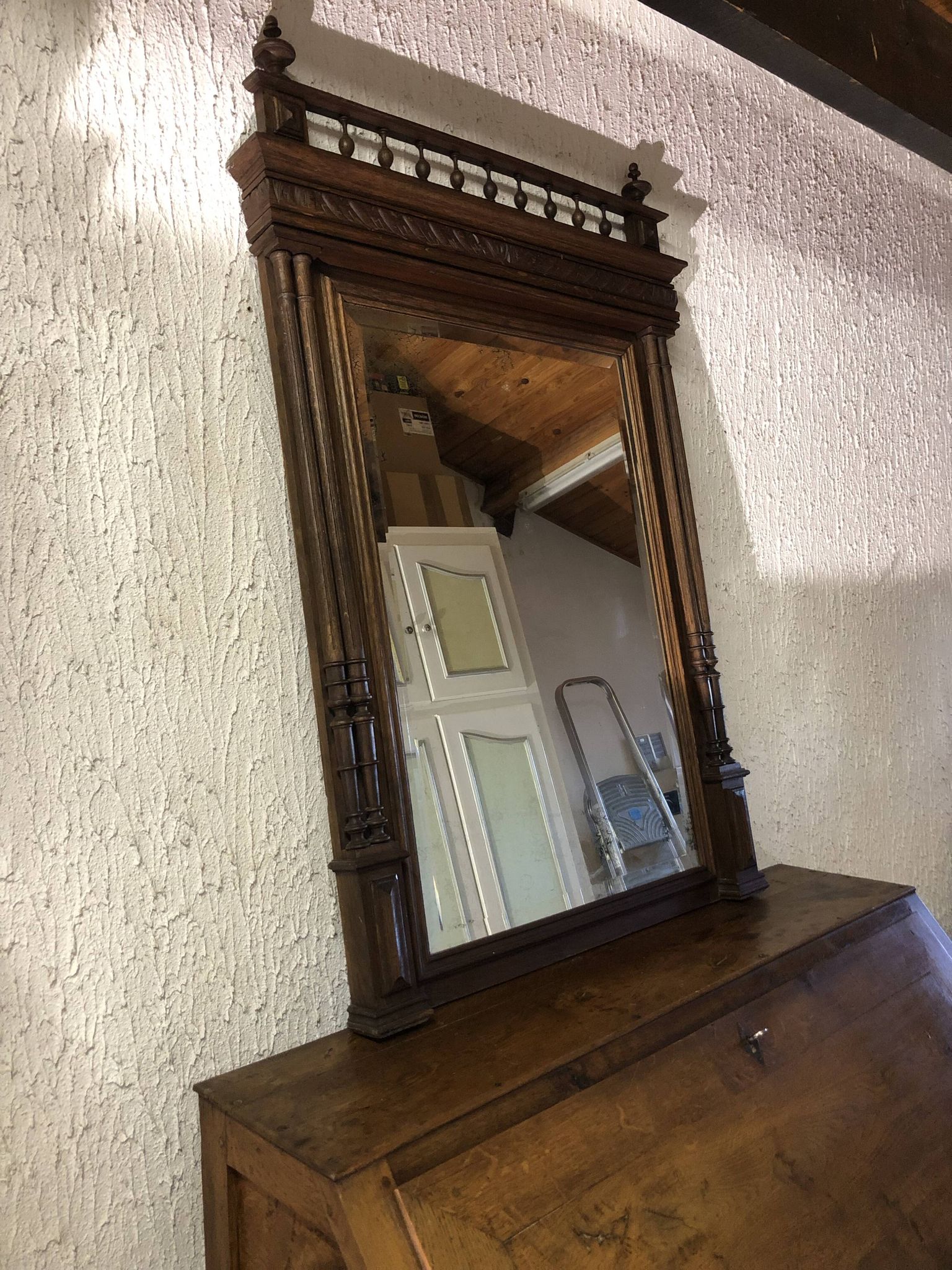 Miroir biseauté style Henri II