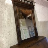 Bevelled mirror in Henri II style 128x88 cm