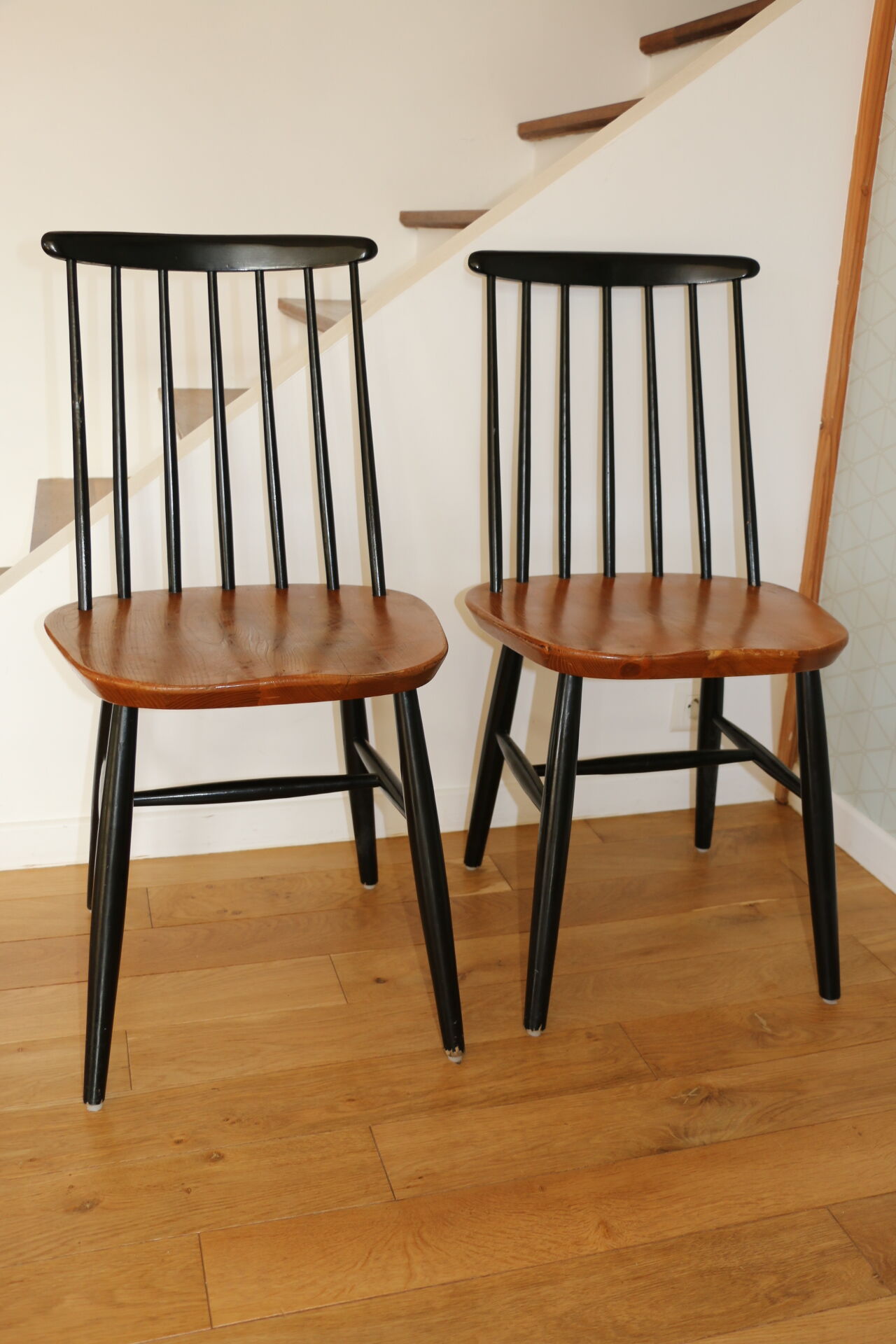 4 fanette chairs by ilmari tapiovaara