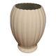 Limoges white porcelain vase