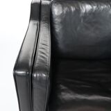 70s leather armchair