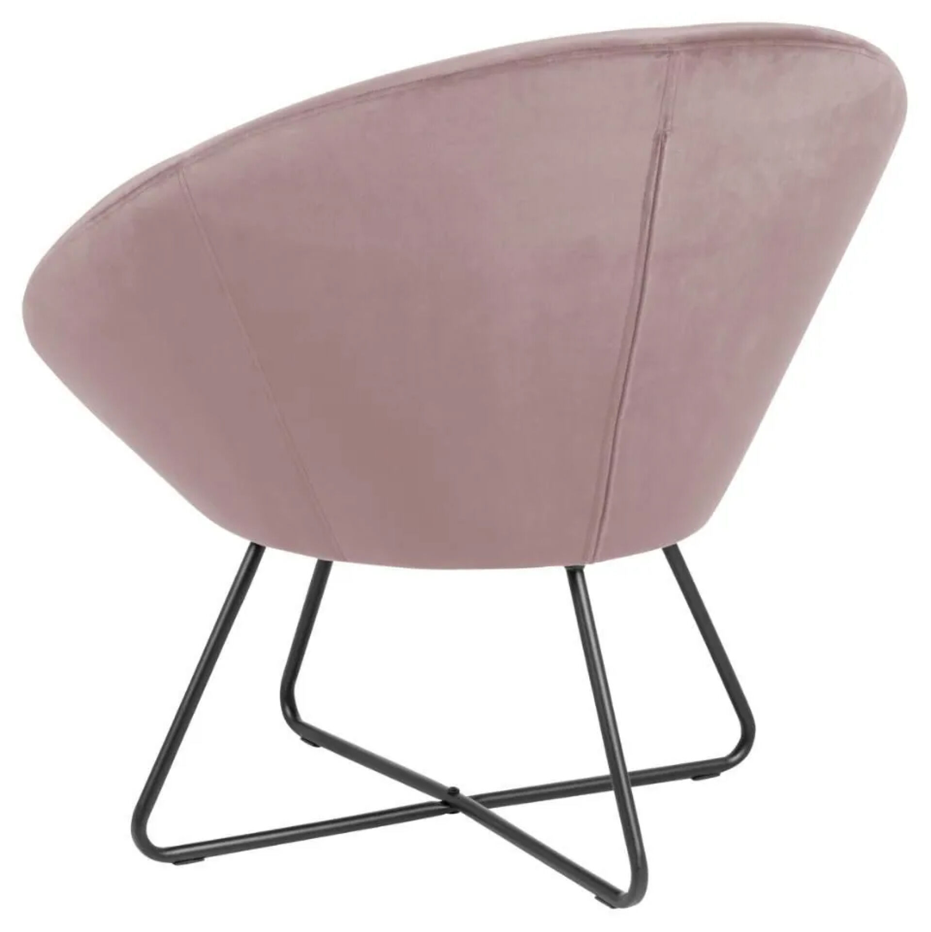 Velvet armchair