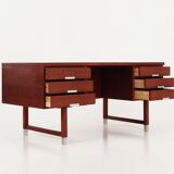 Teak desk, Danish design, 1970s, manufacturer: Eigil Petersens Møbelfabrik
