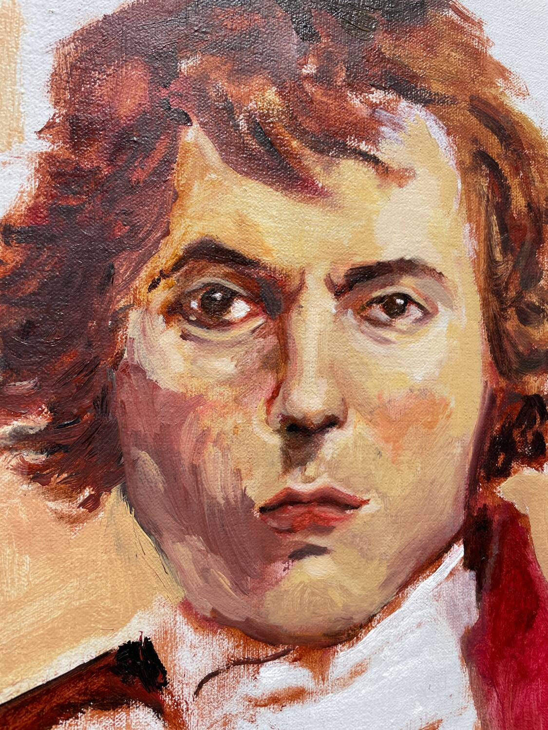 Portrait à l’huile d’un homme tableau