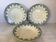 Trio of old Bordeaux model ironstone plates