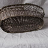 Silver metal bottle table stand