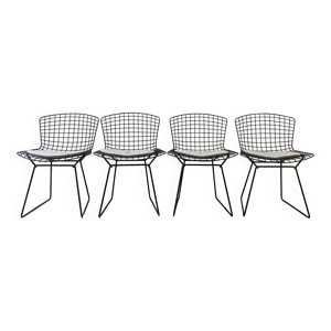 4 chaises par Harry Bertoïa - knoll