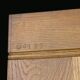Oak flap cabinet (1930s/40s). Comes from a school.