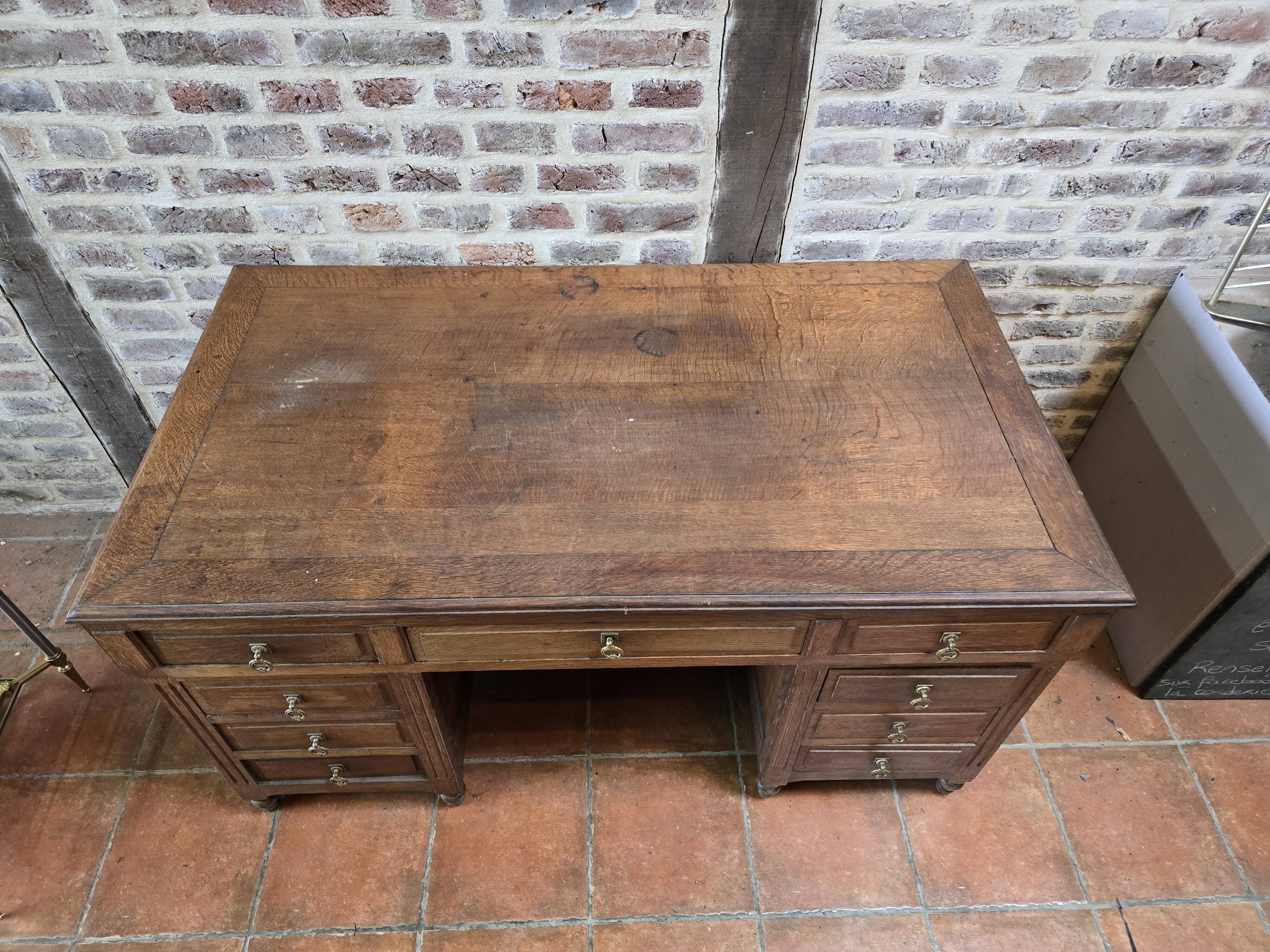 Oak minister's desk