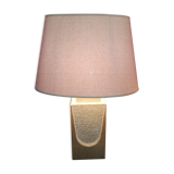 Vintage lamp in travertine