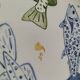Set of two large ceramic plates – fish "head to tail" design