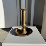 Large adjustable antique gold candlestick H20 D10