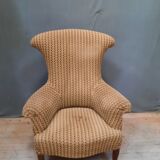Fauteiuil toad upholstered Napoleon III