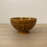 Yellow/brown ceramic bowl