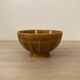 Yellow/brown ceramic bowl