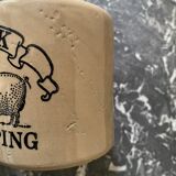 Glazed stoneware pot