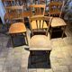 Lot de 8 chaises bistrot 1950