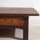 Antique Japanese coffee table with a through drawer in keyaki – Japan, circa 1920.
