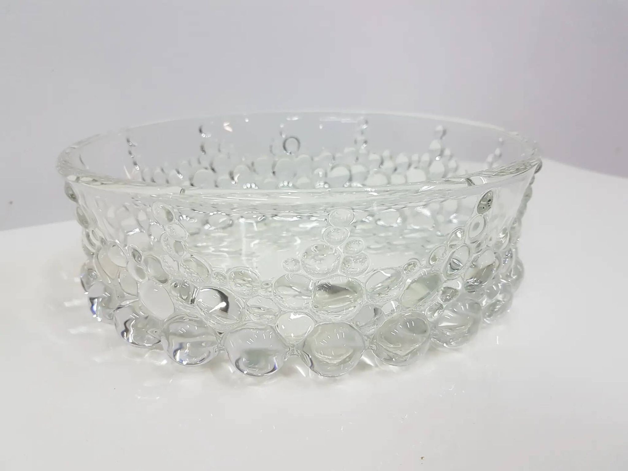 12-piece Bolero Bubble set, clear crystal glass, Walther Glas, Germany, 197