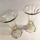 Duo de vases en verre épais