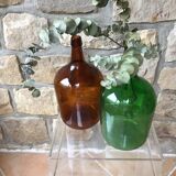 Lot of two demijohns