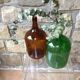 Lot of two demijohns