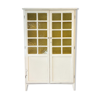 Old glazed bistro cabinet