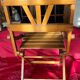 Chaise enfant pliante  bois vintage