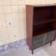 Danish bookcase with glass display