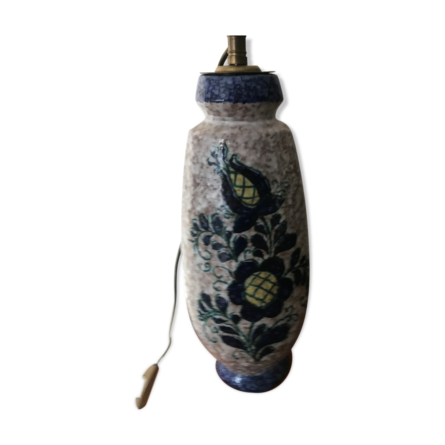 Night blue sandstone lamp foot