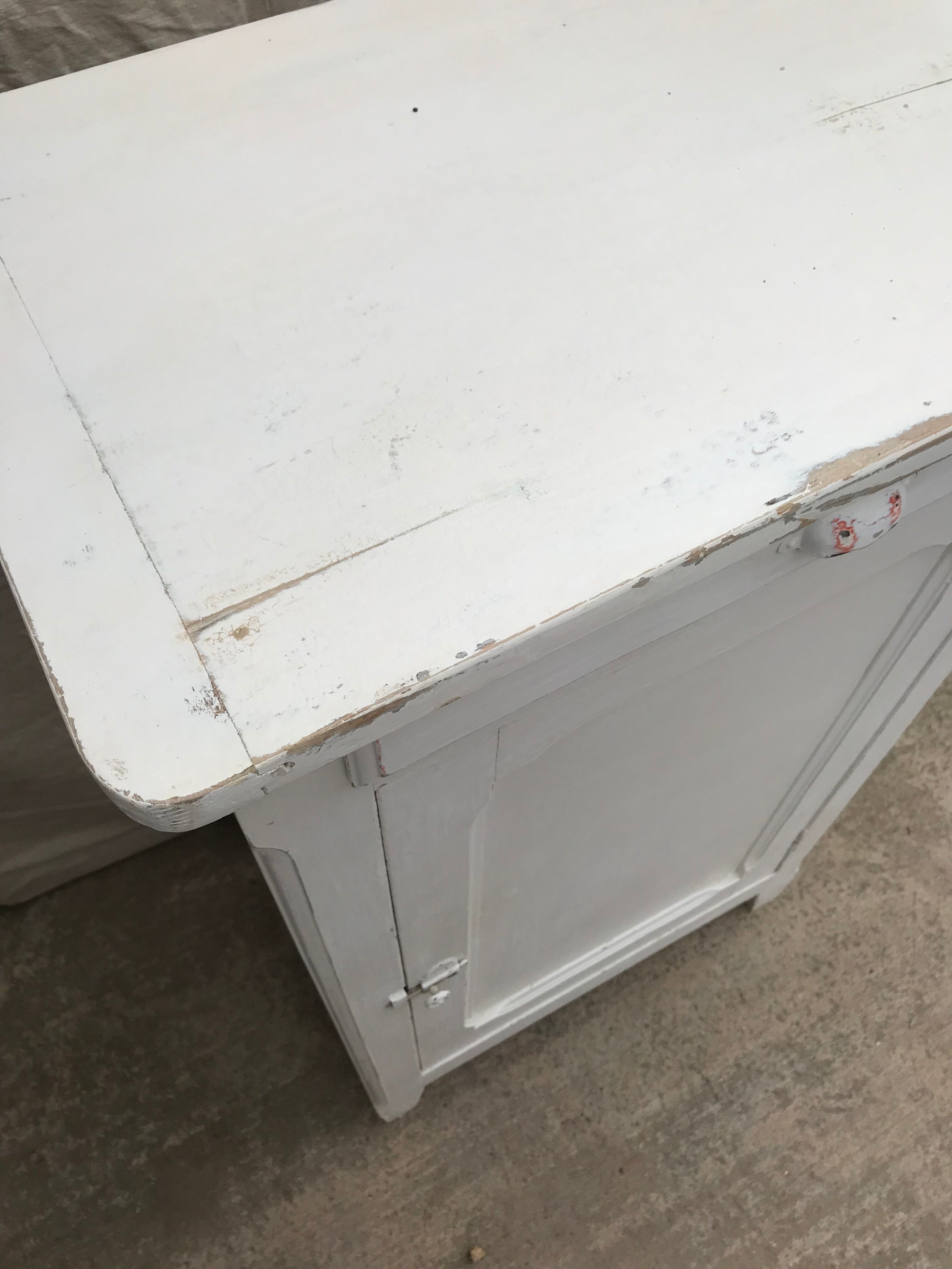 Vintage White Parisian Buffet