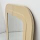 Miroir Space Age Blanc par Anna Castelli Ferrieri pour Kartell 1970