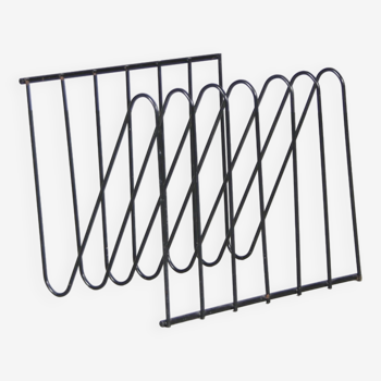 1970s magazine rack by francois arnal for atelier a, france