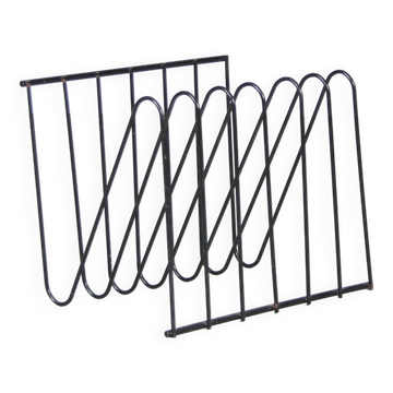 1970s magazine rack by francois arnal for atelier a, france