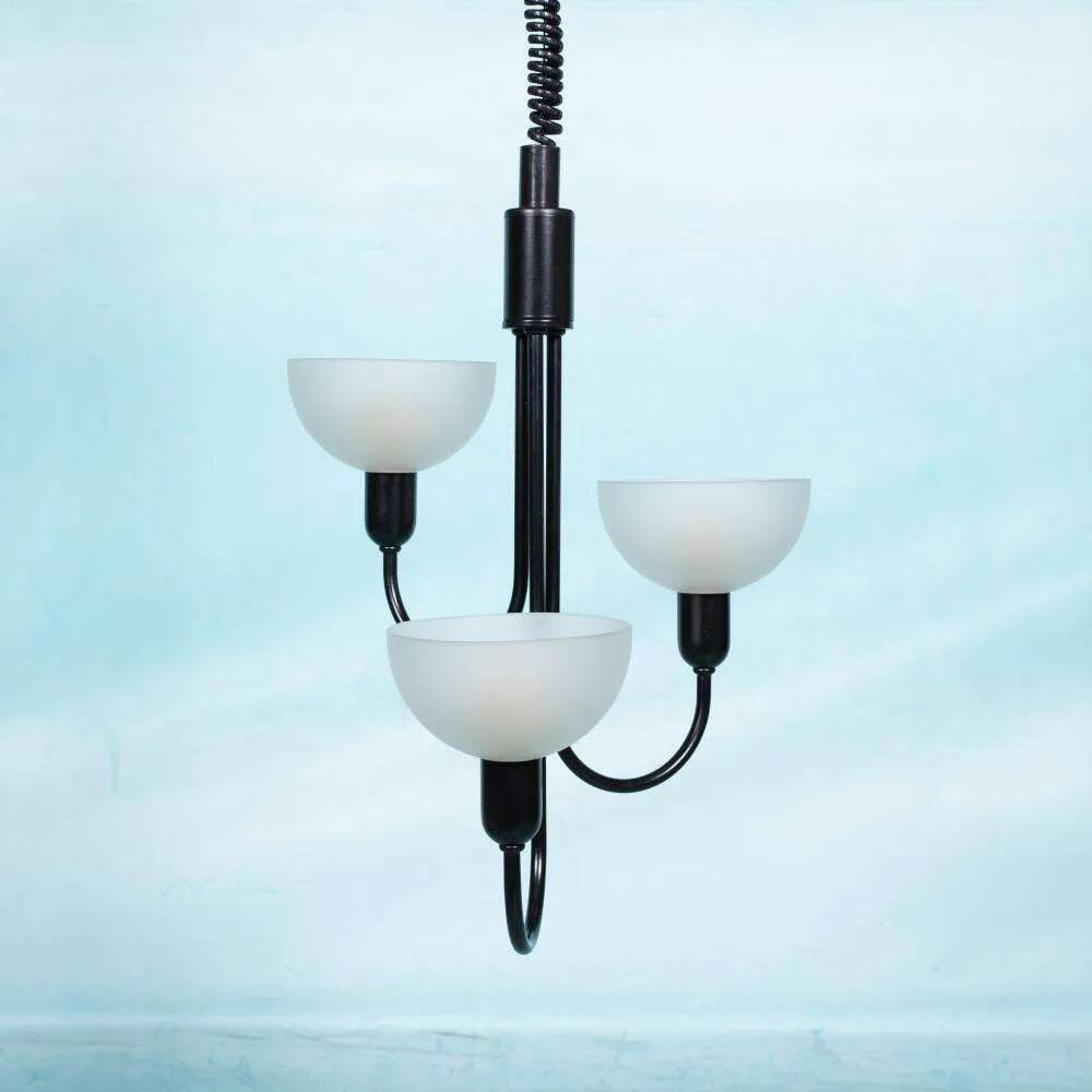 Suspension style Memphis 1960s, adjustable vintage lamp.