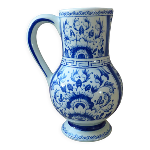 Pichet delft bleu, cruche vase