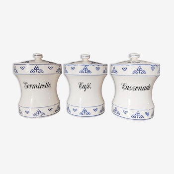 Set of 3 Franzant spice jars. Melhem Bonn