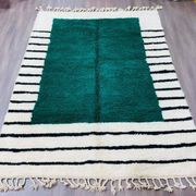 Handmade natural wool rug