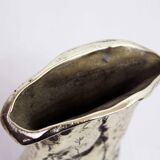 Mid-century bronze or brass vase with herbarium decoration