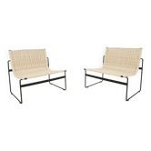 Rattan loungers by Gregorio Vicente Cortes and Luis Onsurbe for Me.