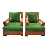 Paire de fauteuils art déco