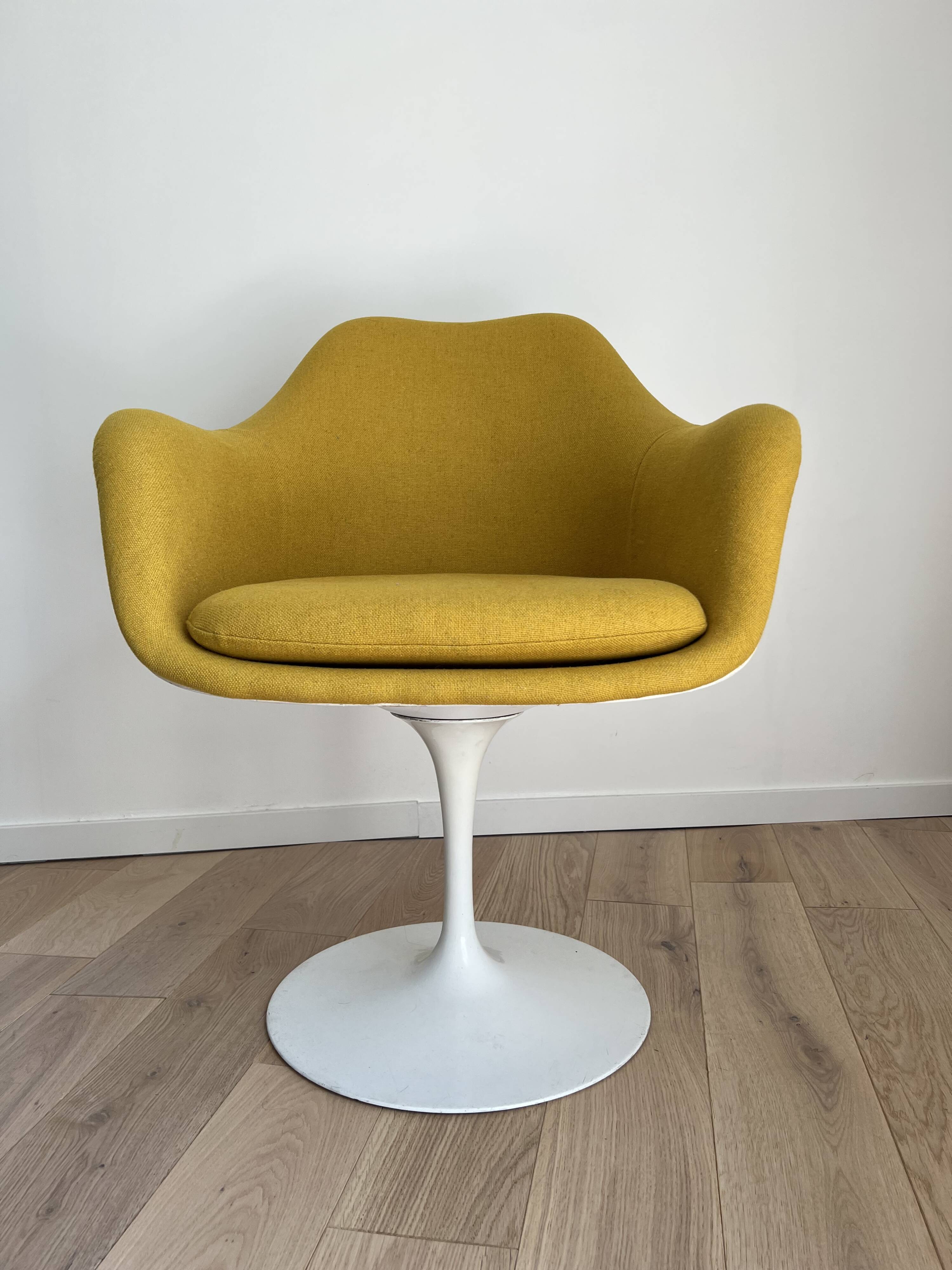 Coussin Confort Chaise Tulipe Coussin Noir 100% Laine Pour Fauteuil