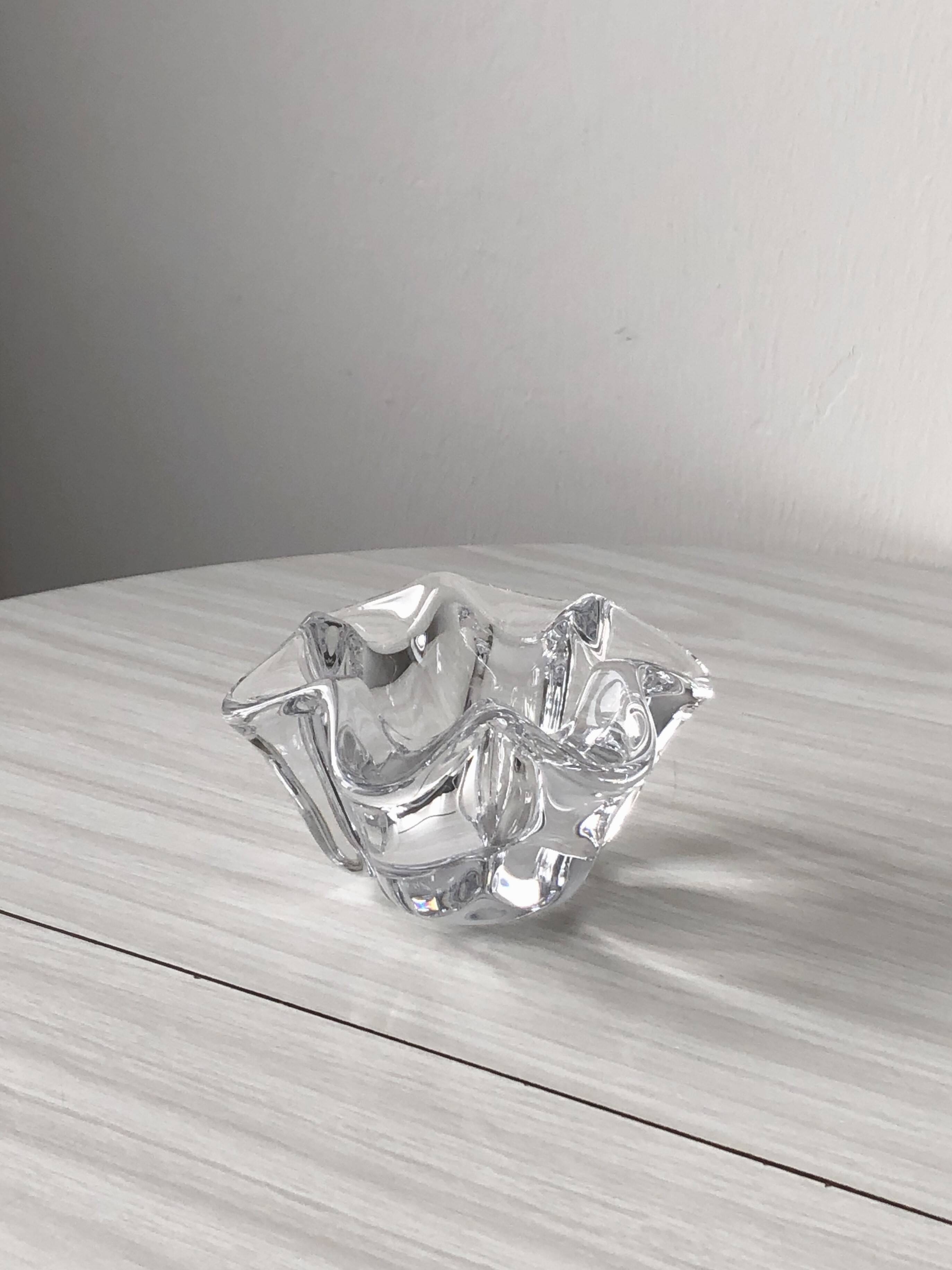 Crystal ashtray from Vannes France