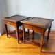 Pair of French-made side tables.