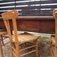 8-seater walnut farm table 199 cm 19th century