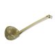 Lime green blown glass ladle, Biot