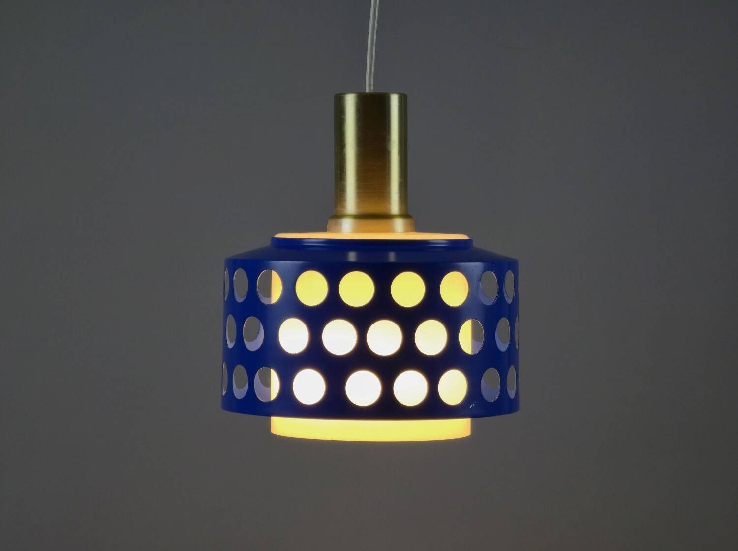 1970s finnish space-age lynx pendant lamp by kai finnmark