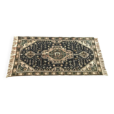 Tapis turc vintage avec design de médaillon