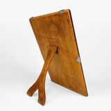 Beveled table mirror on Art Nouveau stand